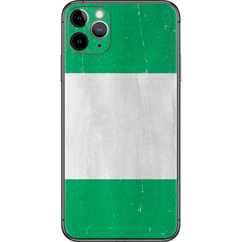 Nigeria Flag Distressed iPhone 11 Pro Max Skin